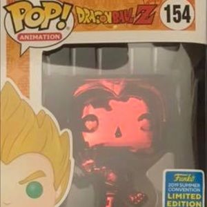 SDCC 2019 Red Chrome Vegeta Funko limited edition
